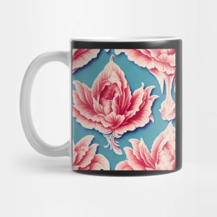 Rococo floral pattern, model 14 Mug